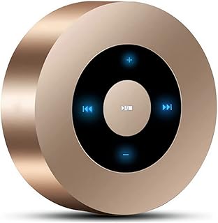Haut-parleur sans fil seosi gold smart touch avec boîtier portable étanche, son hd