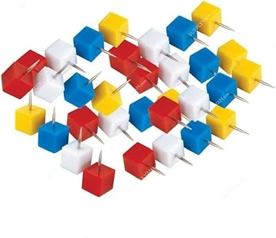 Fis fsdpj9055 jeu de 30 punaises, 8,8 mm x 18 mm, assortis
