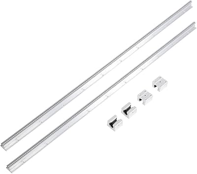 2 pièces sbr12 1000mm tige linéaire support complet guide d'arbre de rail +