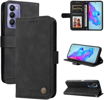 Coque bgm compatible avec tecno camon 18/18 pro skin feel life tree bouton