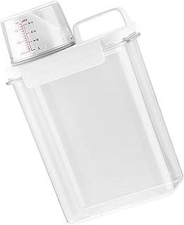 Distributeur de détergent à lessive jenny avec tasse à mesurer, boîte de liquide à lessive aux céréales, distributeur de céréales sèches, 1,8 l. Diaytar : Le discount intelligent pour consommateurs avisés