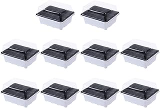 Pack de 10 plateaux de germination de graines terevi - plateaux de germination - plateaux de culture de semis - plateaux de culture de cultures - planteur de blé sain (12 boîtes de germination). Diaytar Sénégal : Le choix, la qualité, l'économie réunis