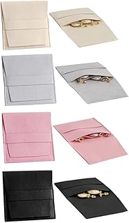 Paquet de 8 pochettes à bijoux doubles en microfibre avec séparateur, sac cadeau pour bagues, colliers, boucles d'oreilles, bracelets, sac de rangement de bijoux. Un océan de bonnes affaires sur Diaytar Sénégal