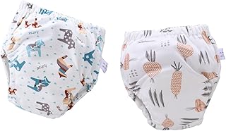 Pantalon d'entraînement pour bébé lavable 6 couches de couche-culotte de poche en gaze