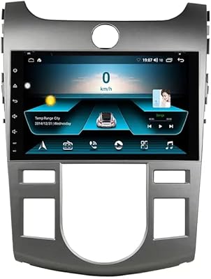 Lecteur stéréo de voiture à écran tactile complet en tissu pour kia cerato