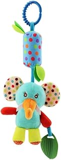 Bébé en peluche peluche dessin animé animal doux anneau de dentition pendentif jouets