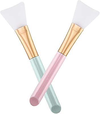 2 pièces brosse de masque facial en silicone souple masque facial en silicone