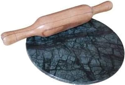 Ultimate mart marble roti/chakla/peel roti roller, planche à rouler de 8,5" et rouleaux