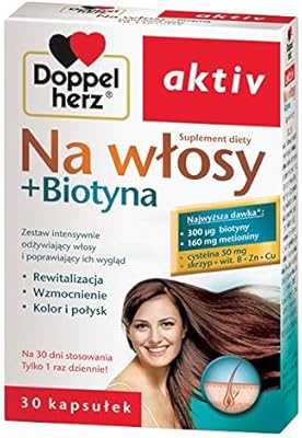 Doppelherz active hair + biotine 30 comprimés