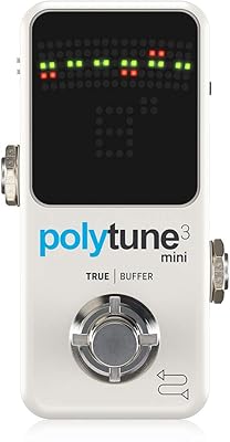 Mini tuner multi-voix tc electronic 3 avec plusieurs modes de réglage et lampe