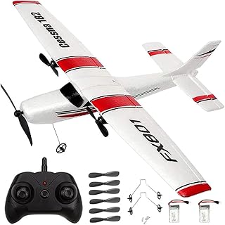 Avion rc rtf 2,4 ghz à 2 canaux, gyroscope à 3 axes