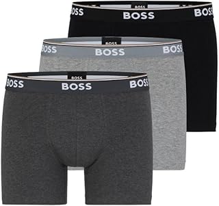 Boxer boss en coton pour hommes, 3 pièces