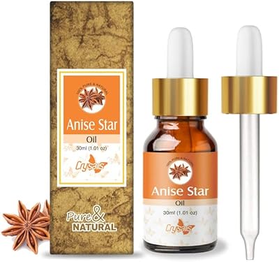 Huile d'anis étoilé crysalis (illicium verum) | essentielle non diluée 100 % pure