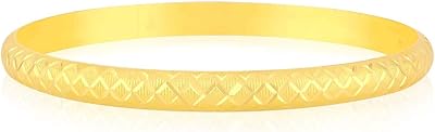 Bracelet malabar en or 22 carats et diamants, jaune - nzb0099