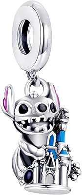 Bracelet de dessin animé pour femme, perles de dessin animé en argent sterling