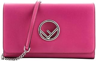 Petite pochette fendi avec chaîne pour femme, rose, m