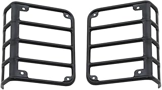 Dyong housses de feux arrière compatibles avec jeep wrangler jk 2007-2017, housse d'accessoires