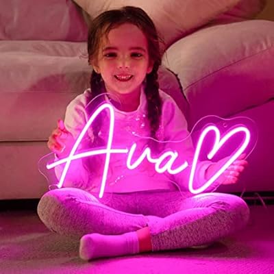 Enseignes au néon personnalisées, enseigne au néon personnalisable pour la décoration murale, enseigne au néon personnalisée pour mariage, fête d'anniversaire, bar, salle de jeux, maison, entreprise, nom de la boutique. Diaytar Sénégal : Simplicité, rapidité, économie