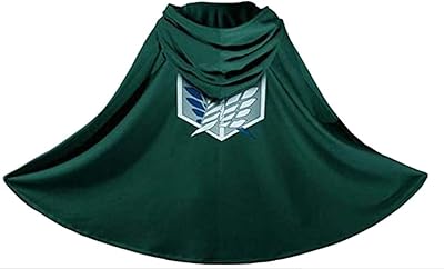 Innolage japon anime shingeki no kyojin cape attaque sur titan cosplay tissu vert