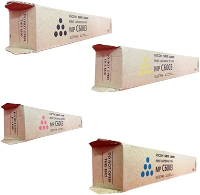 Ensemble de cartouches de toner oem ricoh mp c6003 à haut rendement