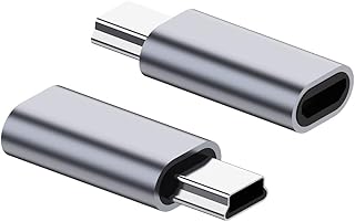 Adaptateur micro usb vers mini usb 2.0 (paquet de 2) micro usb femelle vers mini usb 2.0 mâle prend en charge le chargement et la synchronisation des données, compatible avec la manette playstation 3, le lecteur mp3, la caméra embarquée et l'appareil photo numérique hero 3+. Électroménager, mode, beauté... Diaytar a tout en stock