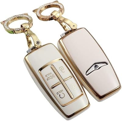 Porte-clés de voiture compatible avec hyundai genesis g80 gv80 4 6 8 boutons