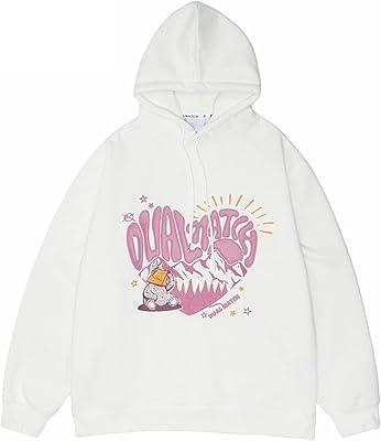 Sweat à capuche uni pour hommes coeur hip hop lettre