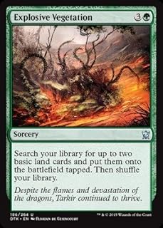 Magic: the gathering végétation explosive (186 264) dragons de tarkir