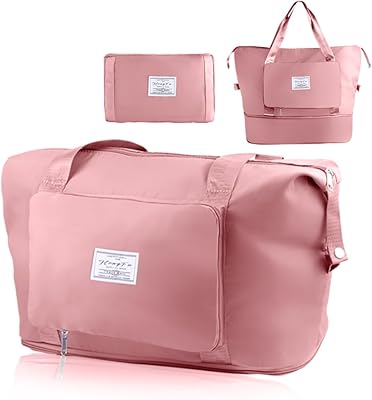 Sac de week-end en toile realer pour femme, sac fourre-tout de voyage