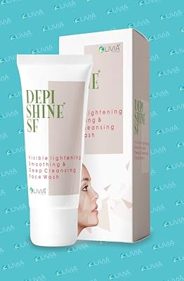 Lavage doux du visage depishine sf pour peaux sensibles par livia healthcare