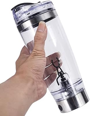 Bouteille de shaker de poudre de protéines de 600 ml, mélangeur électrique rechargeable