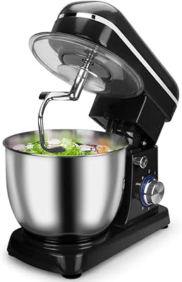 Machine de préparation des aliments de 5 litres, mélangeur de pâte, mélangeur