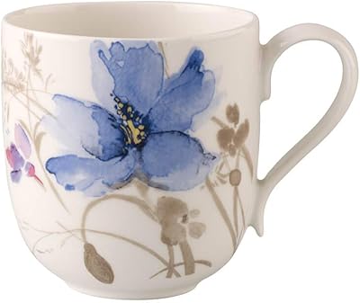 Tasse à café villeroy & bock gris basic de marieflor, 350 ml, hauteur