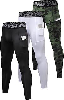 Collants de sport avec poches pour hommes, collants de course, de cyclisme, d'entraînement