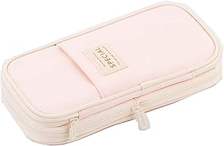Arnoixty grande trousse colorée avec fermeture éclair organiseur de grande capacité pour l'université