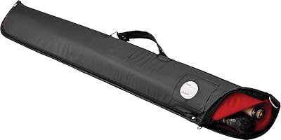 Support de queue de billard en vinyle souple case master, support de queue