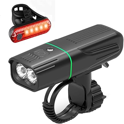 Feu avant et arrière de vélo rechargeable par usb, phare de vélo led