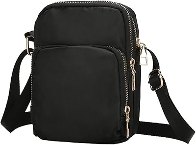 Sac bandoulière jiffair avec fermeture éclair, sac à bandoulière, multifonctionnel, dragonne bolso di viaje para mujer (couleur : hortel). Découvrez le shopping sans frontières avec Diaytar Sénégal