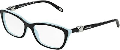 Lunettes de soleil tiffany tf 2074 8055 top noir bleu havane clair 54-15-135