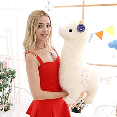 46 cm lama peluche grand lamacorn câlin jouet blanc doux oreiller