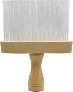 Brosse nettoyante pour le cou bobrity manche en bois brosse de rasage