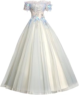 Yebdd robe de soirée jupe version a à queue brillante colorée robe tapis
