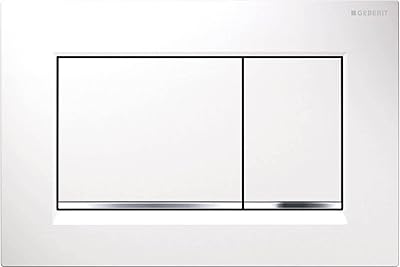 Plaque d'inspection geberit 115.883.kj.1 blanc sigma 30 1