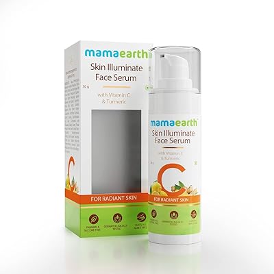 Sérum visage mama earth skin illuminate à la vitamine c, pour une peau