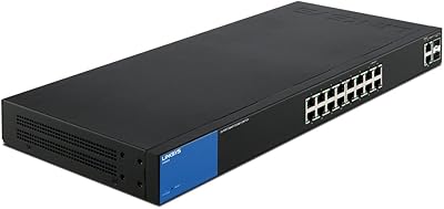 Commutateur intelligent linksys business lgs318 gigabit 16 ports avec 2 ports gigabit