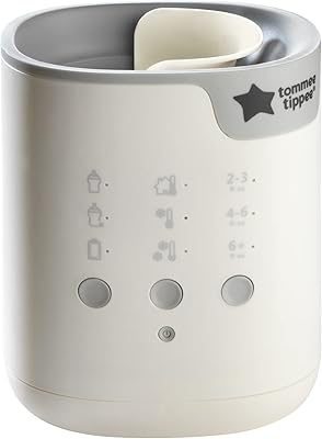 Chauffe-biberon intuitif tommee tippee multiwarm, réchauffe les aliments de bébé à la température
