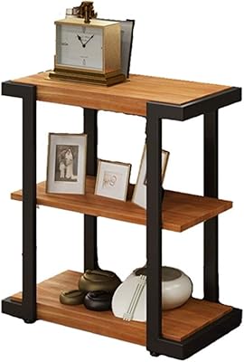 Table basse d'appoint-table vintage-support de rangement à 3 couches pour salon