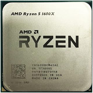 Processeur amd ryzen 5 1600x r5 1600x 3,6 ghz cpu six cœurs douze