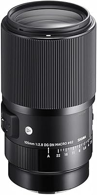 Objectif d'appareil photo 105 mm f/2.8 pour cadre sans miroir sony sigma