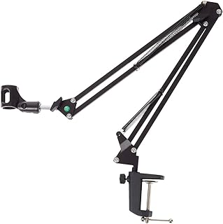 Support de microphone maono en forme de ciseaux au-b01 noir